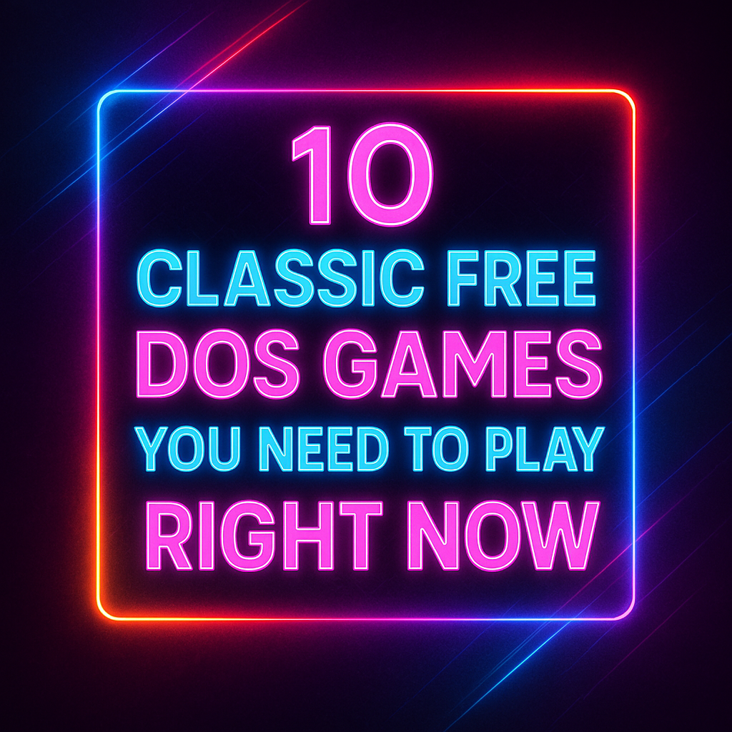 10 Classic Free DOS Games You Need to Play Right Now